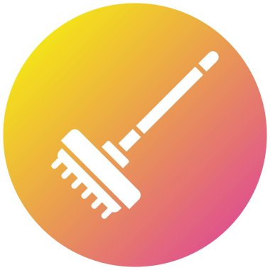 Temizleyici Vektör Simgesi Tasarım İllüstrasyonu