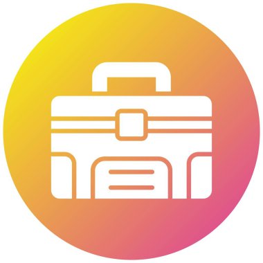 Çanta Vektör Simgesi Tasarım İllüstrasyonu