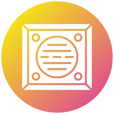 Boşaltma Vektörü Simgesi Tasarım İllüstrasyonu