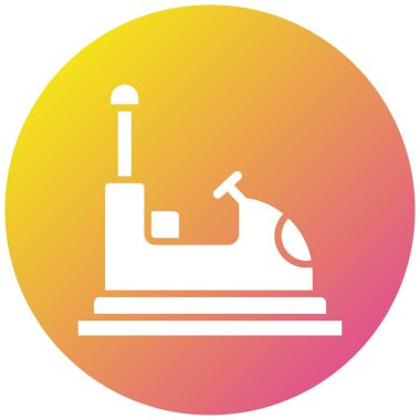 Çarpışan Araba Vektörü Simgesi Tasarım İllüstrasyonu