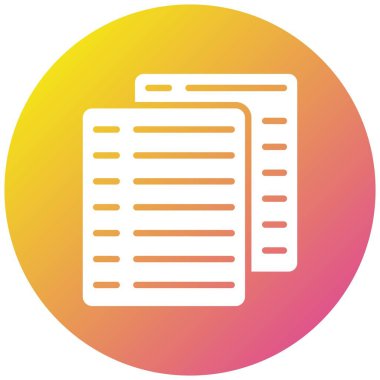 Yazım Vektörü Simgesi Tasarım İllüstrasyonu