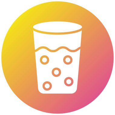 Cam Vektör Simgesi Tasarım İllüstrasyonu