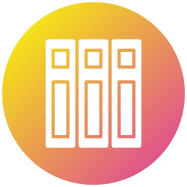 Arşivler Vektör Simgesi Tasarım İllüstrasyonu