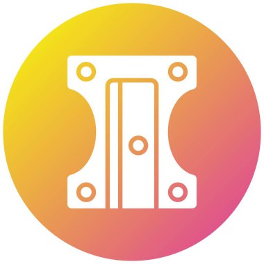 Keskinleştirici Vektör Simgesi Tasarım İllüstrasyonu