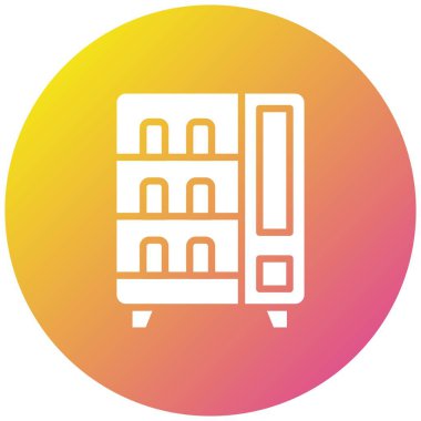 Satış Makinesi Vektör Simgesi Tasarım İllüstrasyonu