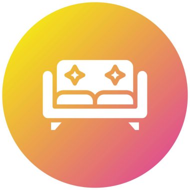 Koltuk Vektörü Simgesi Tasarım İllüstrasyonu