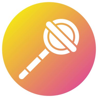 Lolipop Vektör Simgesi Tasarım İllüstrasyonu