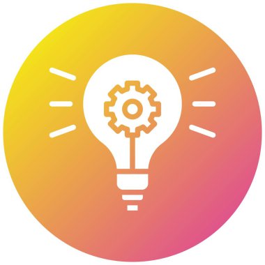 İş Fikri Vektörü Simgesi Tasarım İllüstrasyonu