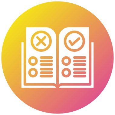 Kural Vektörü Simge Tasarımı Çizimi