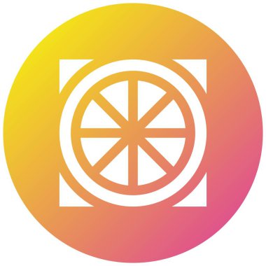 Pizza Kutusu Vektör Simgesi Tasarım İllüstrasyonu