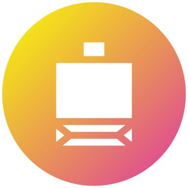 Kağıt torba Vektör Simgesi Tasarım İllüstrasyonu