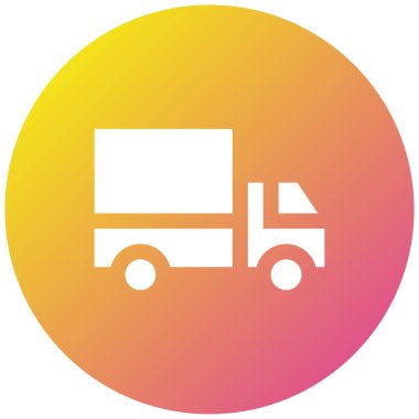 Kamyon Vektörü simgesi tasarımı illüstrasyonu