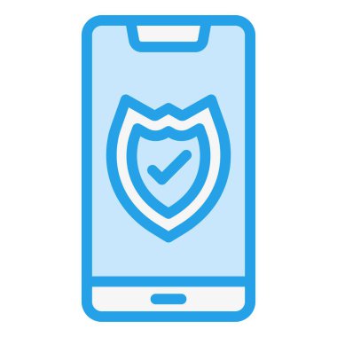 Akıllı Telefon Vektör Simgesi Tasarım İllüstrasyonu