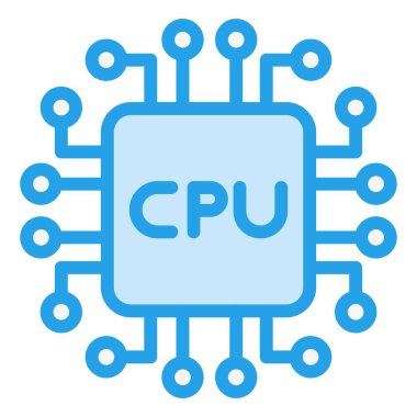 Cpu Vektör Simgesi Tasarım ResmiComment