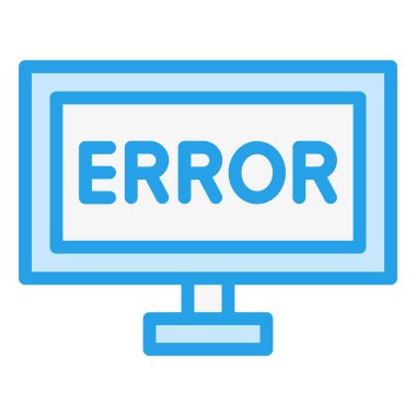 Hata Vektörü Simgesi Tasarım İllüstrasyonu