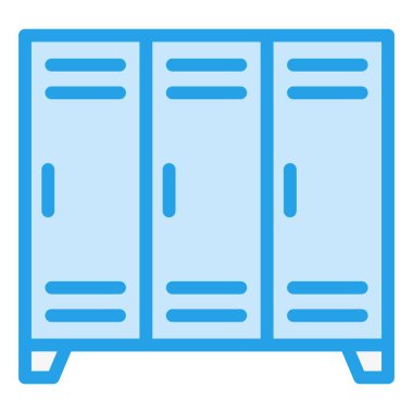 Dolaplar Vektör Simgesi Tasarım İllüstrasyonu