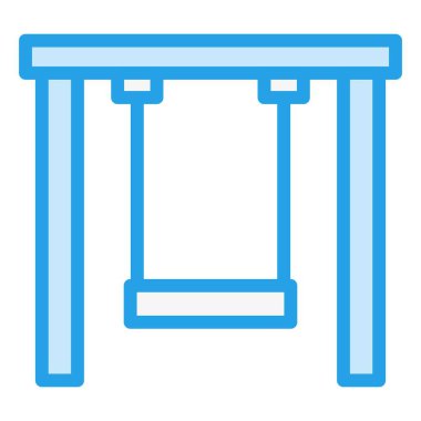 Oyun Alanı Vektör Simgesi Tasarım İllüstrasyonu