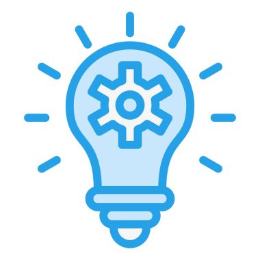 Çözüm Vektörü Simgesi Tasarım İllüstrasyonu