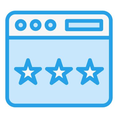 Geribildirim Vektörü Simgesi Tasarım İllüstrasyonu