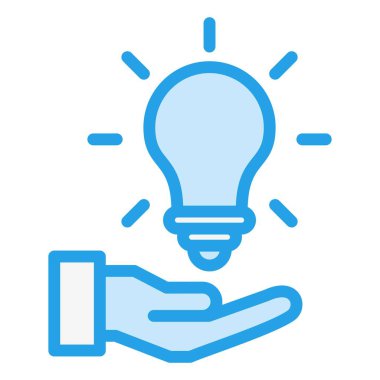 Fikir Vektörü Simgesi Tasarım İllüstrasyonu