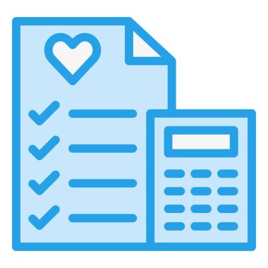 Düğün Maliyeti Vektör Simgesi Tasarım İllüstrasyonu