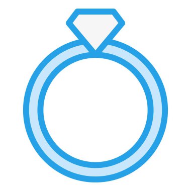 Alyans Vektör Simgesi Tasarım İllüstrasyonu