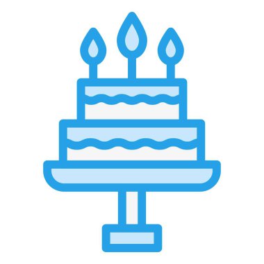 Pasta Vektörü Simgesi Tasarımı Çizimi