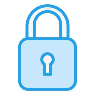 Padlock Vector Icon Design Illustration