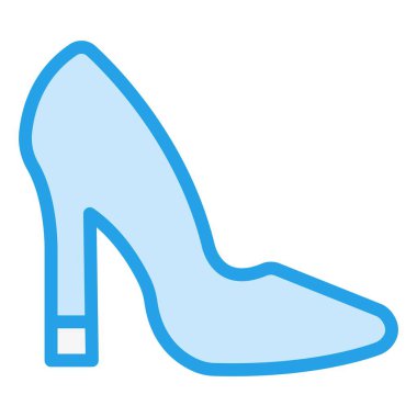 Topuk Vektörü Simgesi Tasarım İllüstrasyonu