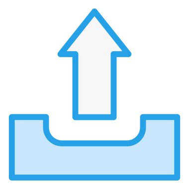 Vektör Simgesi Tasarım İllüstrasyonunu Yükle