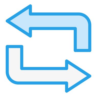 Vektör Simgesi Tasarım İllüstrasyonunu Tekrarla