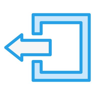 Vektör Simgesi Tasarım İllüstrasyonunu Çık