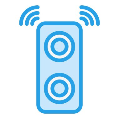 Sözcü Vektör Simgesi Tasarım İllüstrasyonu