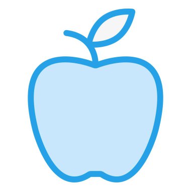 Apple Vektör Simgesi Tasarım İllüstrasyonu
