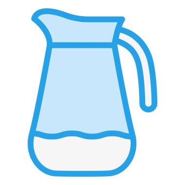 Jug Vektör Simgesi Tasarım İllüstrasyonu