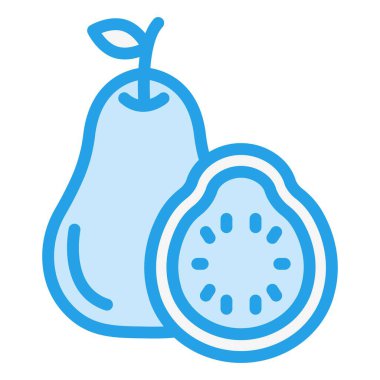 Guava Vektör Simgesi Tasarım İllüstrasyonu