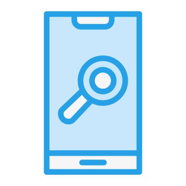 Araştırma Vektörü Simgesi Tasarım İllüstrasyonu