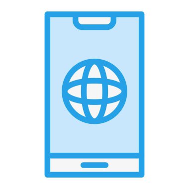 Web Vektörü Simgesi Tasarım İllüstrasyonu