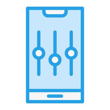 Denetleyici Vektör Simgesi Tasarım İllüstrasyonu