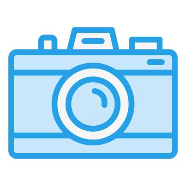 Kamera Vektörü Simgesi Tasarım İllüstrasyonu