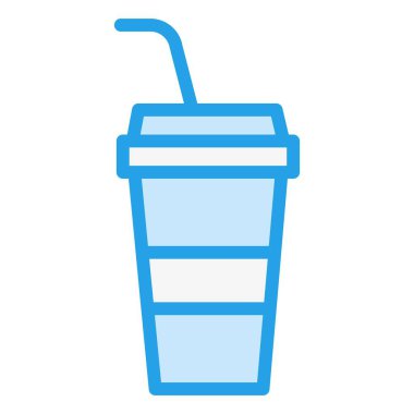 İçecek Vektörü Simgesi Tasarım İllüstrasyonu