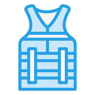 Can yeleği Vektör Simgesi Tasarım İllüstrasyonu