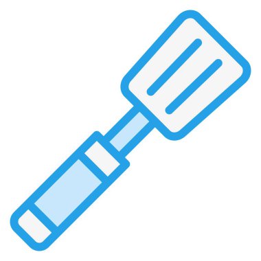Spatula Vektör Simgesi Tasarım İllüstrasyonu