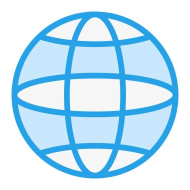 İnternet Vektörü Simgesi Tasarım İllüstrasyonu