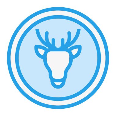 Vahşi hayvan Vektör Simgesi Tasarım İllüstrasyonu