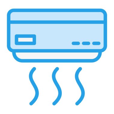 Klima Vektör Simgesi Tasarım İllüstrasyonu