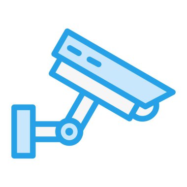Cctv Vektör Simgesi Tasarım İllüstrasyonu