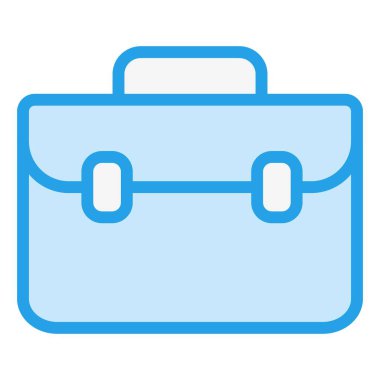 Evrak Çantası Vektör Simgesi Tasarımı İllüstrasyonu