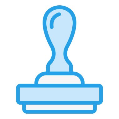 Lastik Damga Vektör Simgesi Tasarım İllüstrasyonu