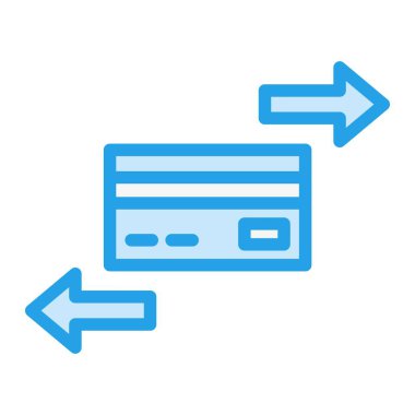 Aktarım Vektörü Simgesi Tasarım İllüstrasyonu